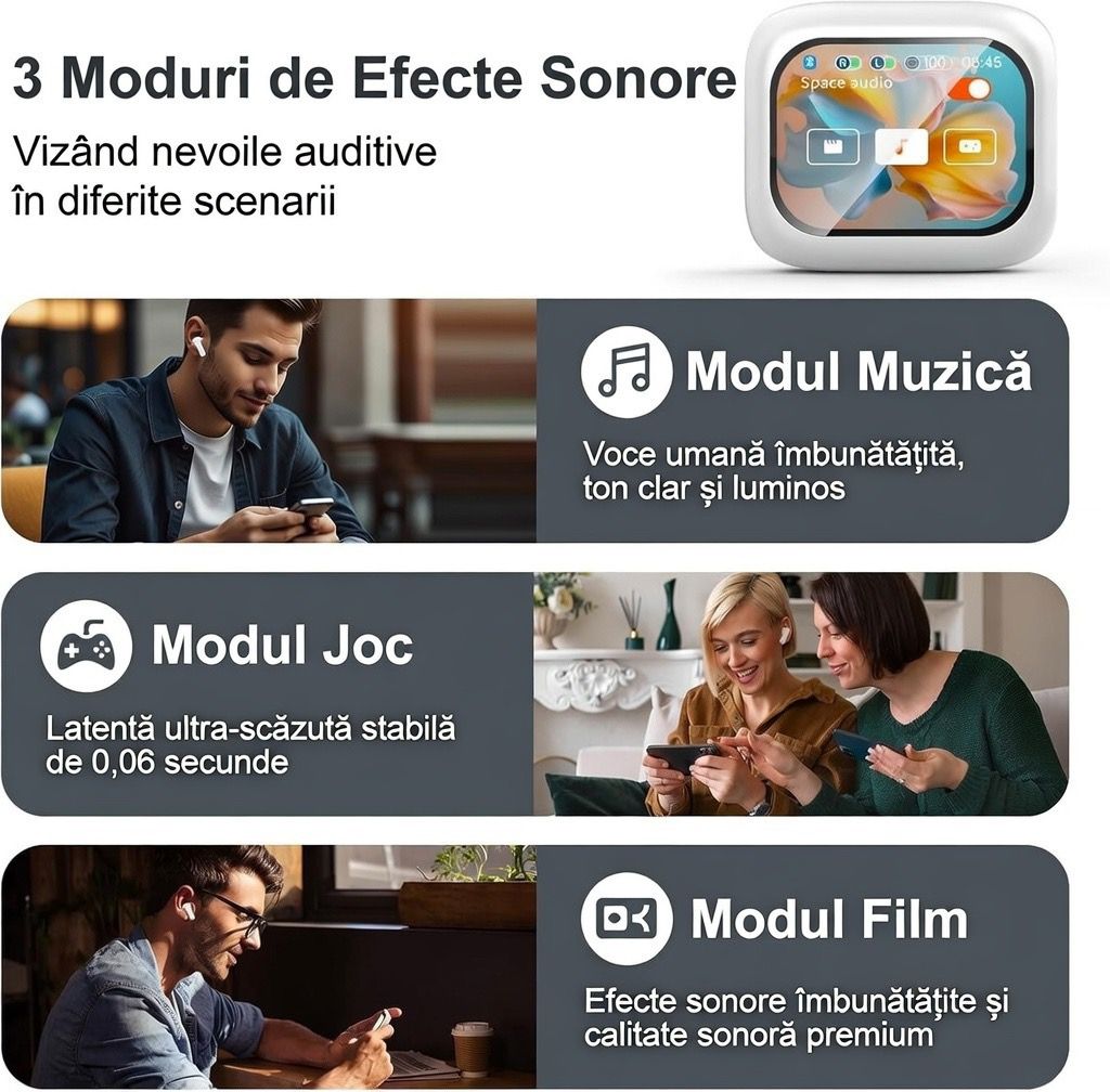 WOWPods™️-Căștile cu Display Smart